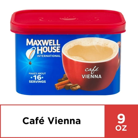Maxwell House International Cafe Vienna Cafe Style Beverage Mix, Caffeinated, 9 oz