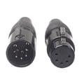 thumbnail image 2 of Conector XLR Soledad de audio 5 pines adaptador, 2 of 10