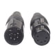 thumbnail image 2 of 2Pcs Black 5 Pins Audio Video RCA Adapter Plug Microphone Audio Connector Baoblaze Enchufe del cable de audio, 2 of 8
