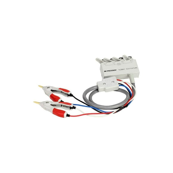 BK Precision TL89K1 4-Wire Kelvin Clip Test Leads for Bench LCR Meter Models 894 and 895