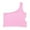 Pink, variant on Huowey Baby Toddler Kids Girls Dance Tank Tops One Shoulder Racerback Crop Tank Tops Sleeveless Dance Tops For Ballet Gymnastics Dancewear Birthday Dailywear, 3-4 Years