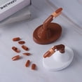 thumbnail image 3 of Nail Art Practice Finger With Design Adjustable Acrylic Model Hands Nail Tips Swatches Display Professional DIY Manicure Tool, 3 of 4