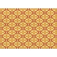 thumbnail image 1 of Ahgly Company Indoor Rectangle Patterned Orange Red Orange Area Rugs, 8' x 10', 1 of 6