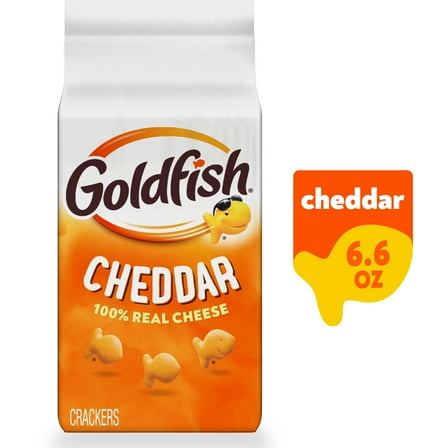 Goldfish Cheddar Crackers, 6.6 oz Bag
