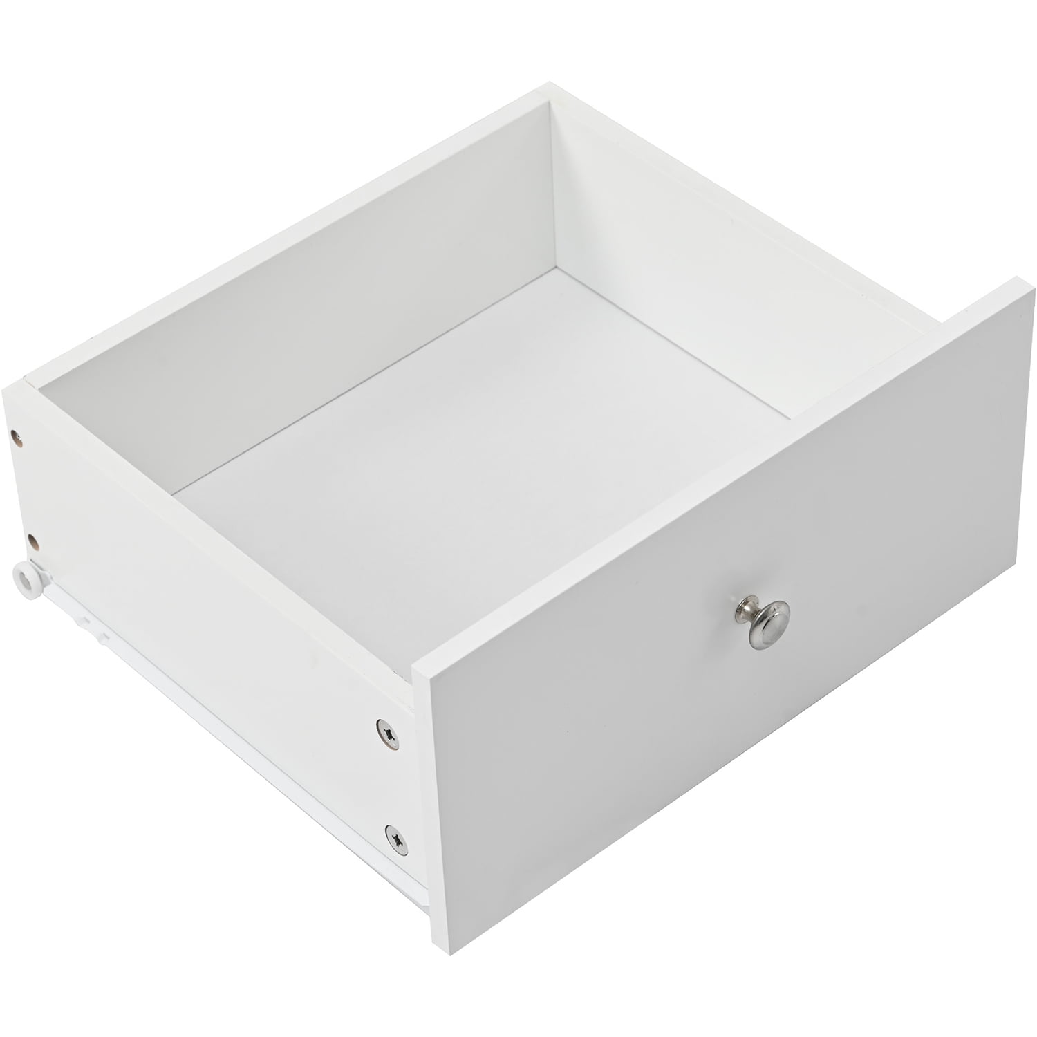 Kepooman Kitchen Cart with Spice Rack, Towel Rack & Two Drawers, Kitchen Island on Wheels for Your Daily Food Preparation, White Kepooman Kitchen Cart with Spice Rack, Towel Rack & Two Drawers, Kitchen Island on Wheels for Your Daily Food Preparation, White