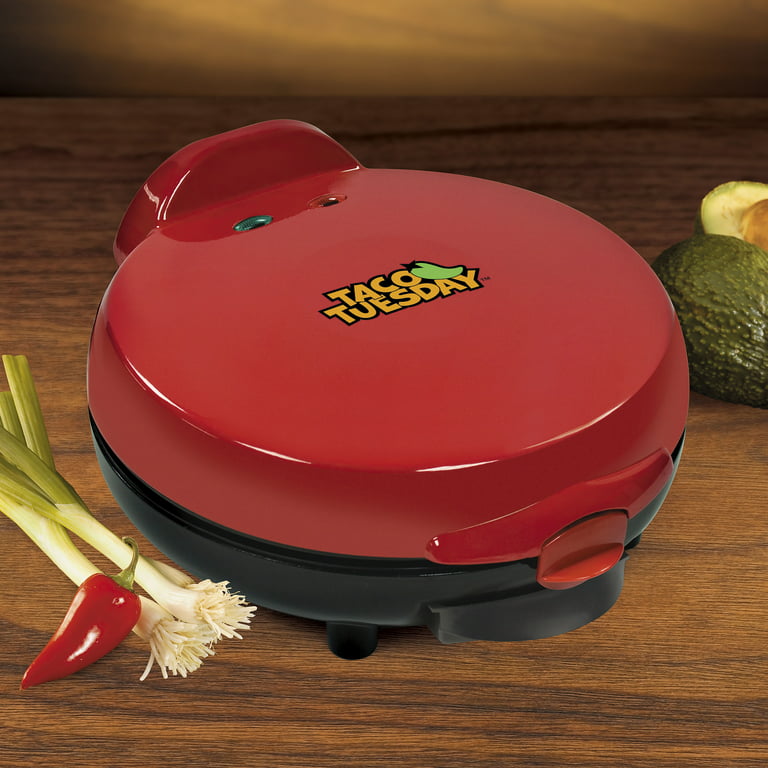 Taco Tuesday TCTEQM8RD 6-Wedge Electric Quesadilla Maker with Extra  Stuffing Latch, Red, 1 - Fred Meyer