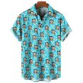 thumbnail image 5 of Camisas casuales para hombre, camisetas con gráficos de mono de anime para hombre, ropa, camisetas de gran tamaño, camisetas de manga corta estilo kawaii harajuku, ropa de calle 2024, 5 of 5
