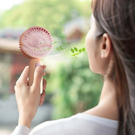 

Vntub Fans Handheld Pocket Mini Fan Portable With Bracket Desktop USB Charging Electric Fan