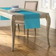 thumbnail image 2 of LA Linen TCpop14x108-TurquoiseDrkP52 Polyester Poplin Table Runner, Turquoise foncée - 14 x 108 po., 2 of 4