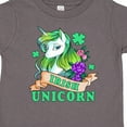 thumbnail image 4 of Inktastic St Patricks Day Irish Unicorn Illustration with Shamrocks Boys or Girls Toddler T-Shirt, 4 of 5