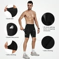 thumbnail image 3 of Niksa Compression Shorts Men 3 Pack, Compression Underwear for Men Athletic Shorts, Running Workout Fitness Shorts, 3 of 7