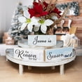 thumbnail image 4 of JennyGems Christmas Decor, Jesus Is the Reason for the Season Mini Wood Block Signs, Christmas Decorations, Christmas Gifts, Christmas Nativity, 4 of 9