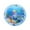 A, variant on Cat Water Sensory Play Mat, 25.6" Thickened Leak-Proof Interactive Water Mat for Indoor Cats, Boredom Relief Cooling Pad with Floating Toy Fish, Blue Frog/Ocean Design