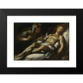 thumbnail image 2 of Bernardo Strozzi 18x14 Black Modern Framed Museum Art Print Titled - Pieta, 2 of 5