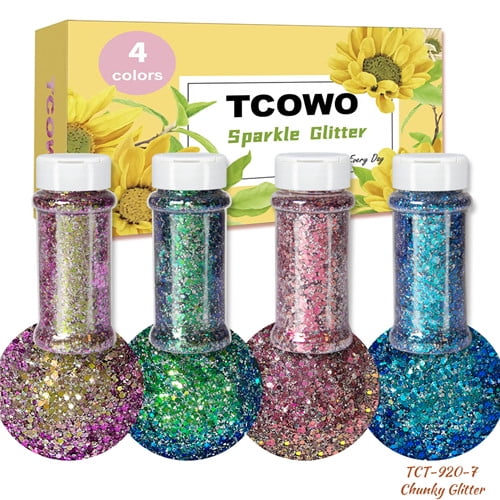 Multicolor Chameleon Shinning Glitter Shakers Color-Shifting Craft Glitter for Stunning DIY Projects