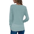 thumbnail image 2 of UKAP Ladies Knit Cardigan Long Sleeve Knitted Sweaters Winter Warm Sweater Basic Chic Tops Light Green XL, 2 of 5