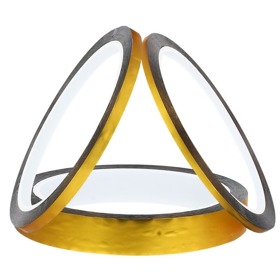 Raindrops Aesthetic Masking Tape Craft Tape Golden 3 Rolls