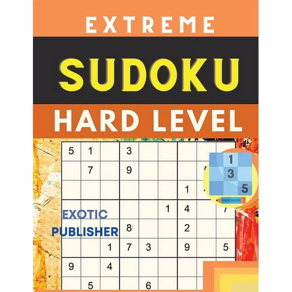 Hard to Extreme Large Print Sudoku, (Paperback)