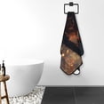 thumbnail image 5 of Cotton Bath Towels for Bathroom - Autumn Owl Maple Leaves Microfiber Quick Dry Towels for Body Bath Sheets, Personalized Beach Towel, Soft Shower Towels for Travel Home Beach 27*55in, 5 of 7