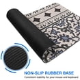 thumbnail image 6 of Long Mouse Pads for Desk,Blue Geometric Flower Diamond Pattern Desk Mats on Top Of Desks, Desk Mouse Pad Extra Large with 3mm Non-Slip Base and Stitched Edge for Gaming,Office,Work,Home 47.3"x23.6", 6 of 6