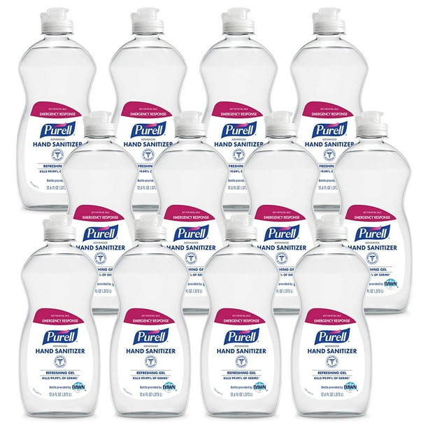 PURELL Advanced Hand Sanitizer Refreshing Gel, Clean Scent, 12.6 fl oz