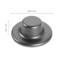 thumbnail image 2 of MERRYHAPY 5Ud Tapón Decorativo Para Agujeros De Aire Acondicionado Cubierta De Pared Plástico Negro, 2 of 6