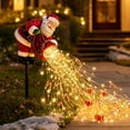 thumbnail image 4 of Santa’S Magic Pour Solar Pathway Lights Outdoor,Flowing Led Christmas Solar Garden Lights With Star Gift,Waterproof Christmas Decorations For Lawn, 4 of 6