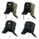 thumbnail image 2 of Qarigey Gorro de invierno cálido negro, gorros con orejas, regalo para entusiastas del aire libre, gorro de invierno para hombre, sombrero de Sombreros tipo+1, 2 of 6