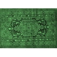 thumbnail image 1 of Ahgly Company Indoor Rectangle Persian Emerald Green Traditional Area Rugs, 3' x 5', 1 of 4