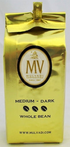 Mulvadi 100% Kona Coffee Whole Bean 7 Ounce