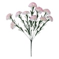 thumbnail image 2 of Carnation Bouquet Verdsylv 10 Heads Artificial Carnation Bouquet | Real Latex Bridal Wedding Flowers | Home Decoration Faux Floral Arrangement | 1 Bundle, Latex Wedding Flowers, 2 of 6