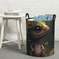 thumbnail image 7 of KLL Cute Leaf Animal Waterproof Foldable Laundry Hamper Bucket with Handles for Storage Bin,Kids Room,Home Organizer (Medium ), 7 of 7
