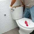 thumbnail image 4 of RENACLIPY Kit de Rabat de Toilette 1Ensemble Silicone Rouge pour Réservoir de Toilette Étanche Entretien Pratique, 4 of 8