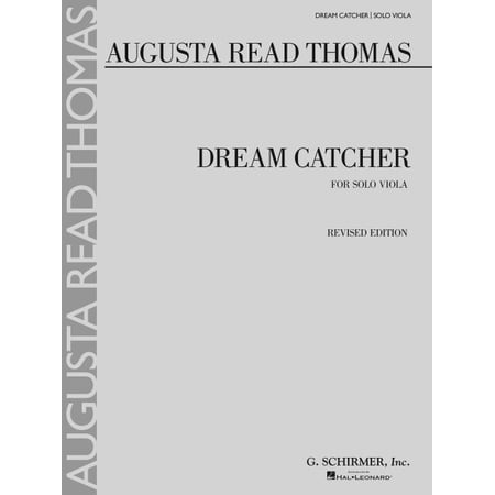 Dream Catcher : Solo Viola (Paperback) by Augusta Read Thomas