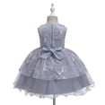 thumbnail image 3 of FRSASU Kids Dress ,Floral Baby Girl Princess Bridesmaid Pageant Gown Birthday Party Wedding Dress, 3 of 6