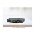 thumbnail image 4 of NETGEAR 5 Port PoE Gigabit Ethernet Easy Smart Managed Essentials Switch (GS305EP) - with 4 x PoE+ @ 63W, Desktop or Wall Mount, 4 of 7