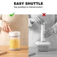 thumbnail image 4 of Smart Vacuum Glass Jar for Food Storage - Reusable, Multipurpose Container for Coffee Beans, Fruit, Large Capacity, 4 of 5