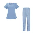 thumbnail image 1 of Uniformes de Enfermería para Mujer Conjunto de Blusa y Pantalones s  M jinwen  Uniforme de mujer, 1 of 8