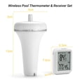 thumbnail image 4 of Inkbird Wireless Pool Thermometer & Receiver Set, Floating Thermometer with Easy Read Display, 300ft Remote Range and IPX7 Waterp, 4 of 9
