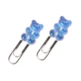 thumbnail image 1 of 14pcs Bear Paper Clip Kawaii Document Clips Colors Memo Clips Binder Decorative Bookmark Clips Gift for School Students Office 14pcs Blue, 1 of 6
