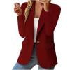 Abomasnow Blazers for Women 2025 Trendy Business Casual Jackets Long Sleeve Open Front Cardigan Work Suit Spring Fashion Blazer