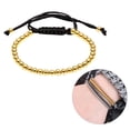 thumbnail image 3 of FRCOLOR Fashion Bracelet Adjustable Weaving Copper Beads Bangle Jewelry Gifts for Men, 3 of 8