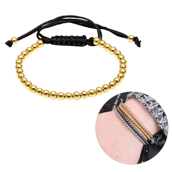 TEHAUX Men's Adjustable Bracelet Golden 1Pcs Fashion Jewelry for Men Home