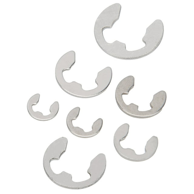 E Retaining Rings, 200Pcs Durable Standard Design Circlip For Fixing