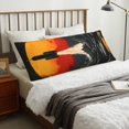 thumbnail image 5 of KLL Ultra Soft Microfiber Body Pillow Cover/Pillowcases 20"x54" with Hidden Zipper Closure-Retro Space Rocket Launch, 5 of 5