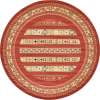thumbnail image 2 of Rugs.com Kashkuli Gabbeh Collection Rug – 12' 2 x 12' 4 Round Rust Red Medium Rug Perfect For Kitchens, Dining Rooms, 2 of 9