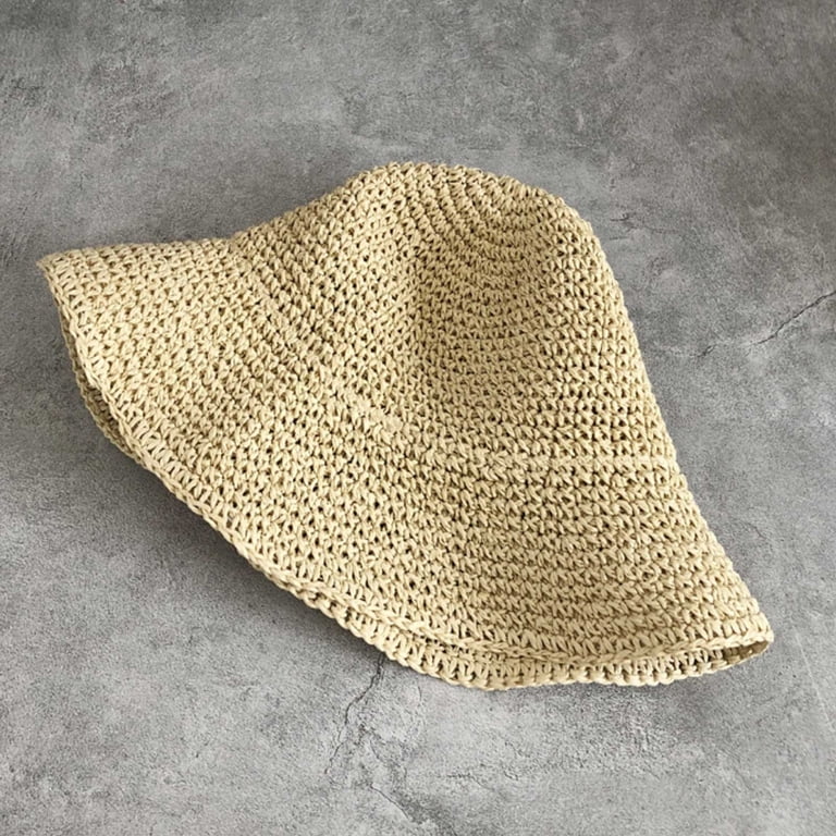Floppy Straw Sun Hat Foldable Packable Wide Brim Summer  display picture 2