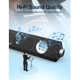 thumbnail image 3 of Altavoces para computadora Bluedee, barra de sonido Bluetooth, HiFi, estéreo, 3 of 8
