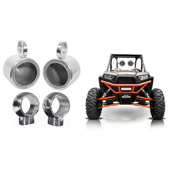 (2) Rockville MAC65S 6.5" 360 Degree Swivel Tower Speaker Pods For RZR/ATV/UTV