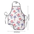 thumbnail image 2 of Uemuo Lavender Flowers Printed Bib Apron, Adjustable , Water and Oil Resistant, Cooking Kitchen Chef Apron for Women Men, 2 of 5